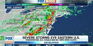 Powerful thunderstorms could wreak havoc across eastern US | Latest Weather Clips | FOX Weather