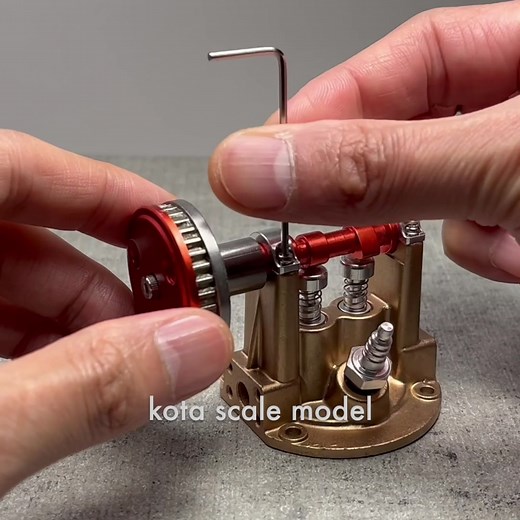 Part-1 “V2 Engine Model Kit - Full Metal VTwin 2 Cylinder Car Engine Model Kit” It is sold at