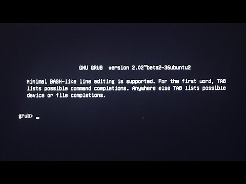 [🔧] Fix Linux Mint Boot Error - Minimal BASH-like line editing is supported (Without losing data)