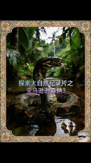 #探索大自然 #野生动物零距离 #亚马逊雨林 ：探索大自然纪录片之亚马逊寻森蚺3 #巨蟒