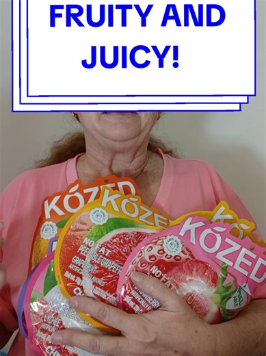 When I cut open my bag of Kozed peelable gummy candy, the smell of fruit juice hit me in the face. They are nice soft, favorable, juicy gummies. My sample came with 7 different flavors each as good as the last. 7 pieces is a serving, each serving 100 calories except the Lychee flavor is 90 calories. A great snack for kids and adults. If you like soft gummies with lots of flavor, you can find them in my tiktok cart. #KOZED #kozedpeelablecandy #candy #tiktokshopaffiliate #tiktokshopstockup