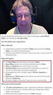 SharePoint: Migrate the Maps web part to Azure Maps #m365 #sharepoint