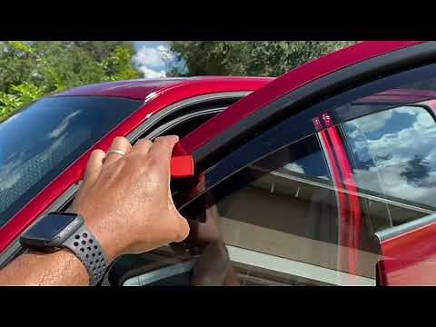 Installing Weathertech Side Window Deflectors