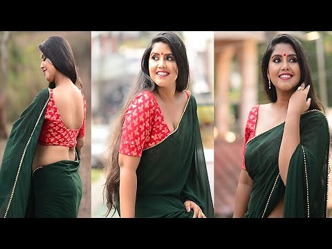 Jeevitha Nouka Serial Actress Anjana kr Engagement Photoshoot Making Video