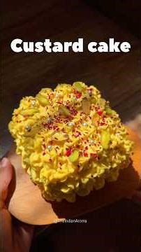 Custard Cake recipe #shorts #youtubeshorts #shortsfeed