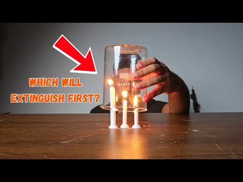 3 Candle Experiment | Which One Will Extinguish First?