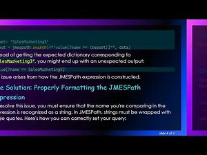 Dynamically Setting JMESPath Expressions
