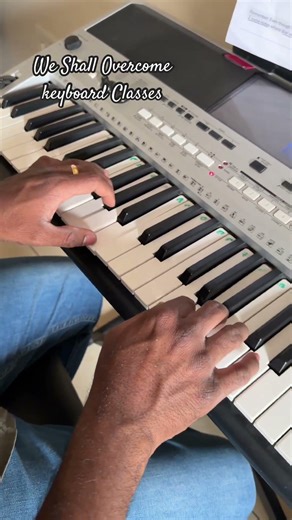 We shall Overcome💪 | Keyboard Lessons 🎹| Music Classes🎵 | Shorts ✨