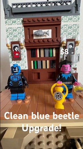 Blue beetle easy upgrade! #lego #legobatman #fyp #dccomics