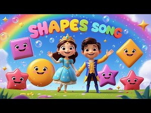 Learn Shapes for Toddlers | Circle Square Triangle Rectangle Star Diamond | Fun Kids Song