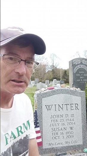 The grave of Johnny Winter #bluesguitar #woodstock #rockandroll