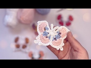 How to CROCHET a BUTTERFLY🦋 | Step by step tutorial by Legolita Luna Crochet 🌙