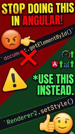 🚫 Stop Using document.getElementById in Angular! (Do this instead)