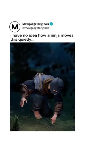 This Ninja moves across the ground with the quiet focus of someone who’s learned to treat every touch like a whisper, spreading weight through hands and feet to stay lighter than the grass beneath them, slipping forward without a single sound to give them away. 🔔 No copyright intended. DM for any inquiries. CR: thefacts.ig silent movement, ninja technique, stealth skills, quiet steps, silent walking, stealth training, soft footsteps, silent footwork, ninja moves, noiseless movement, silent grou