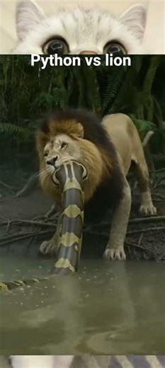 python vs lion