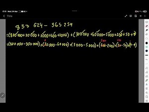 Grade 5 Expanded Notation using borrowing Term 1 Revision #maths