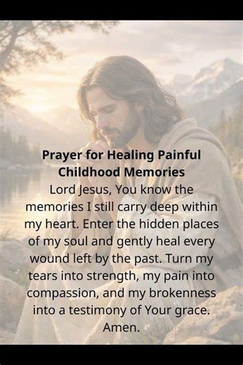 Prayer for Healing Painful Childhood Memories