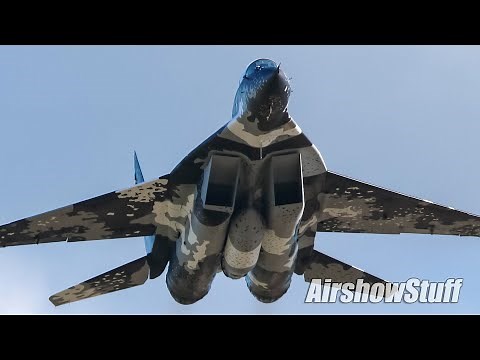 MiG-29 Arrival into Oshkosh! - EAA AirVenture 2022