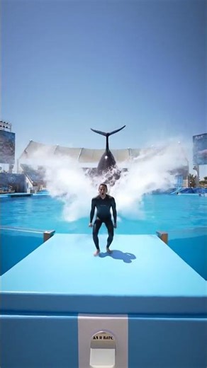 Orca Gets Wild With Trainer!