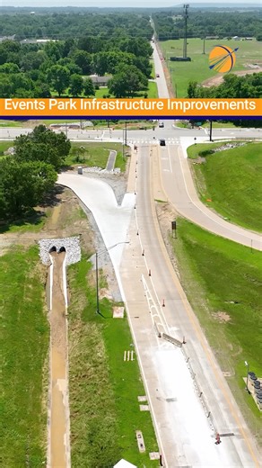 Construction continues on the new Oklahoma Turnpike Authority on-ramp at the Events Park Infrastructure project. This improved on-ramp will benefit those exiting Events Park after high-traffic events, such as Scotfest, Camp Bandage, and eventually concerts at the amphitheater when it opens next year. | City of Broken Arrow - Municipality
