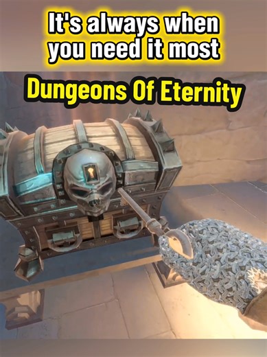 It's always when you need it most Dungeons of Eternity #DungeonsOfEternity #VR #VirtualReality #VirtualRealityGames