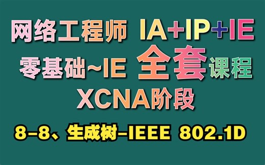 8-9、生成树-IEEE 802.1W