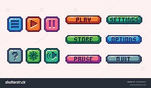 Pixel Art Play Button: Over 5,018 Royalty-Free Licensable Stock Illustrations & Drawings | Shutterstock