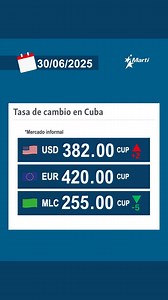 📊Así amaneció la tasa de cambio en Cuba en el mercado informal. Sigue su evolución en el enlace en el primer comentario👇👇👇 #cuba #cubacambio | Martí Noticias