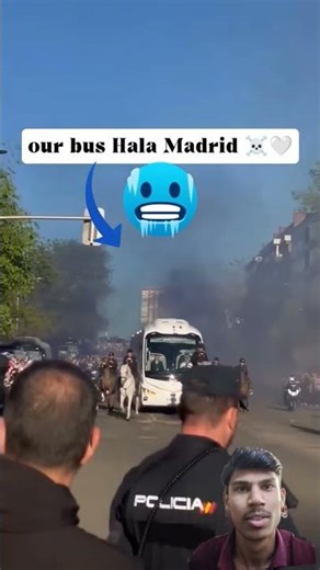 real madrid bus vs fc Barcelona bus #football #realmadrid #cr7 #barcelona #re #brazil#premierleague
