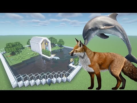 How To Make a Dolphin and Fox Farm in Minecraft PE