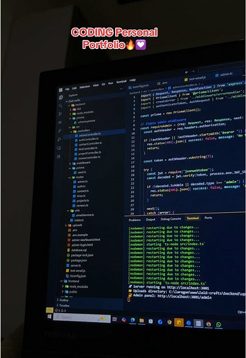 CODING Full Stack Personal Portfolio with Mern Stack