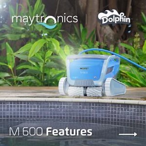 The Dolphin M600 leads the way in total pool cleaning - it's all...