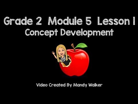 Grade 2 Module 5 Lesson 1 Concept Development NEW