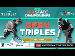 2026 U18 State Champs | Open Triples | Grand Final