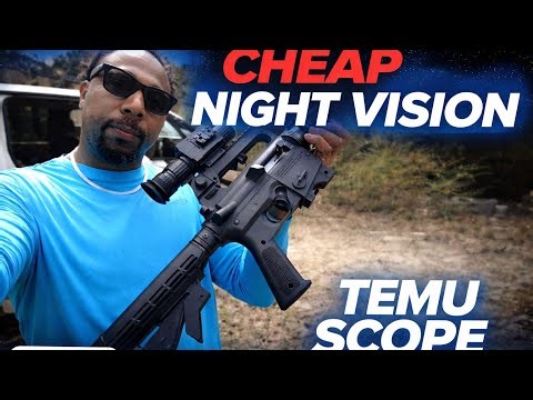 Testing this Temu night vision scope. Is it any good?