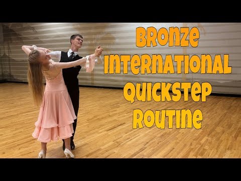 Bronze International Quickstep Routine | Figure Names & Timing