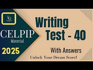 CELPIP Writing - 40 | 2025 | Complete Guide with Sample Responses