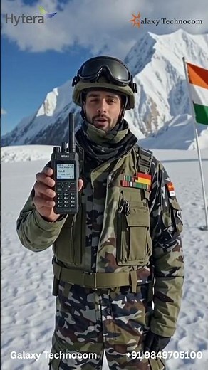 Hytera PDC580 Dual-Mode Walkie Talkie #army #duet #news #military #soldier