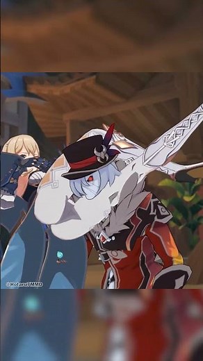 Jean uses flying headscissors! #shorts #genshinimpact #jean #mmd #blender