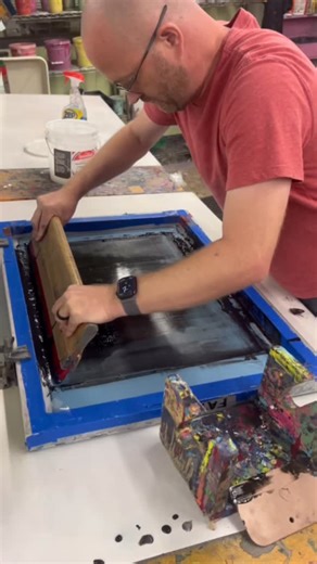 Pulling and flocking one of the first prints for my MFA thesis project Residue. Created using soot and carbon from burned military uniforms. #ProjectRESIDUE #VeteranArtist #ContemporaryPrintmaking #MFAThesis | manseau.art | Facebook