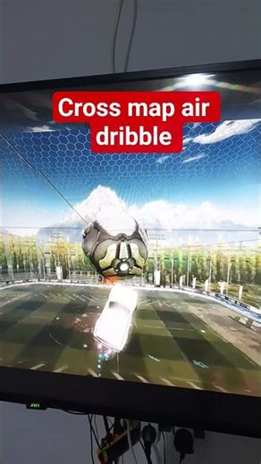 good cross map air dribble #rocketleague #airdribble