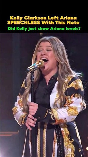 Kelly Clarkson left Ariana Grande speechless with this note