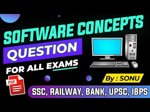 Software Concepts MCQ Computer Objective Questions and answers with PDF for Competitive exams