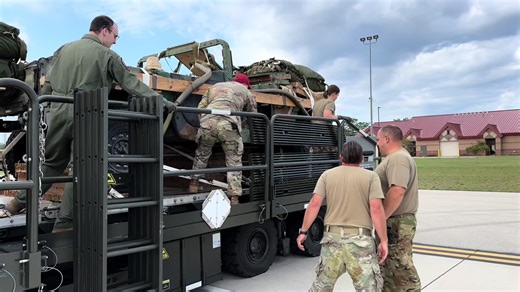 Humvee Load Up to C130 Airdrop Techniques