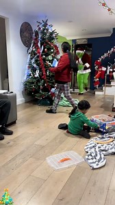 The grinch stealing kids gifts prank 😂 #comedy #funnyvideos #jokes #fblifestyle | Mahj Toofunny