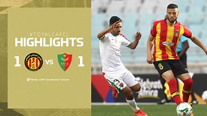 274K views · 10K reactions |  HIGHLIGHTS: ES Tunis & MC Alger play out a 1-1 draw as both sides qualify to the #TotalCAFCL KO stages. #ESTMCA | TotalEnergies CAF Champions League & Confederation Cup | Facebook