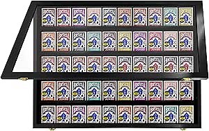 Card Deck Display Case - Holds 50 Playing Cards, Trading Card Display, Acrylic Wall Display Case, Playing Card Case for Pokemon Cards | 4.5" Tall