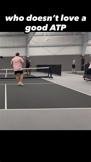 Kaye Blount 🤍 on Instagram: "having some of that @officialminorleaguepb energy! I love me a good atp that takes me into the wall 😂 #aroundthepost #aroundthepostpickleball #milp #minorleaguepickleball"