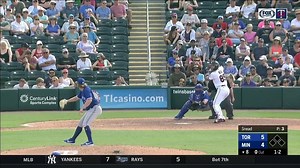 Putting the “Bomba” in #BombaSquad. Zander Wiel clobbers the Minnesota Twins' first homer of the spring! 💥 | FanDuel Sports Network North