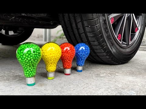 Car vs Crunchy and Soft Things Experiments Crushing Car Car vs Sprite, Coca-Cola, Fanta, Mnt Dew